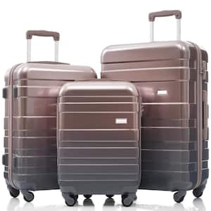 Merax Lightweight Durable 3 Bags 3-Piece Dark Gray ABS Hardshell