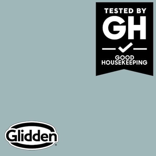 Glidden Premium 1 qt. PPG1035-3 Blue By You Flat Interior Latex Paint