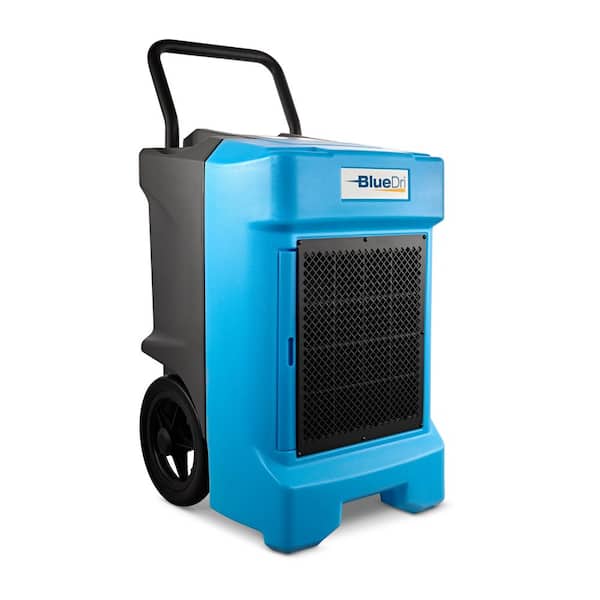 225-Pint Commercial Dehumidifier in Blue for Water Damage Restoration Mold Remediation