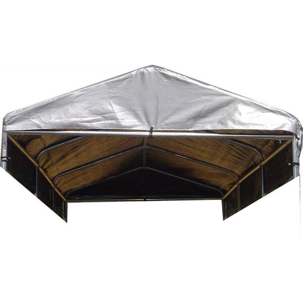 Lucky Dog Weatherguard 5 ft. x 15 ft. Kennel Cover with Frame