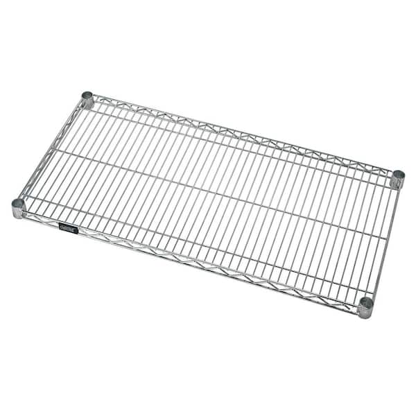 QUANTUM STORAGE SYSTEMS 21 in. W x 36 in. L Stainless Steel One Industrial Shelf