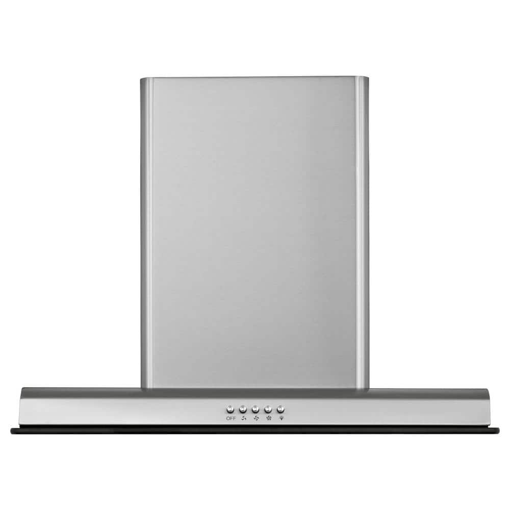 GE Profile Profile 24 in. 450 CFM Ducted Wall Mount Range Hood with Light in Stainless Steel