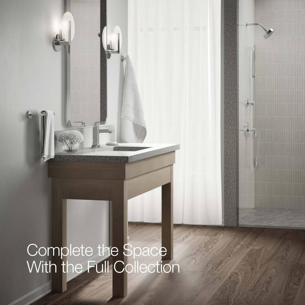 Polished Chrome Single Hole Lever Bathroom Faucet