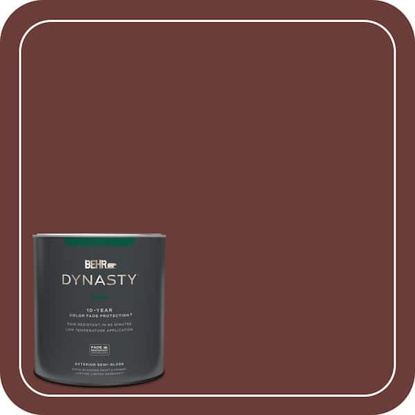 BEHR DYNASTY 1 qt. #BXC-69 Cimarron Semi-Gloss Exterior Stain-Blocking Paint & Primer