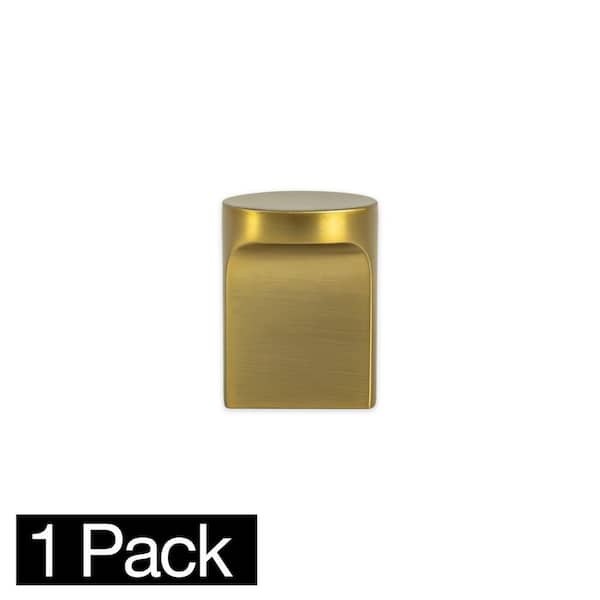 Ainsley 15/16 in. (24mm) Brushed Gold Cabinet Round Knob