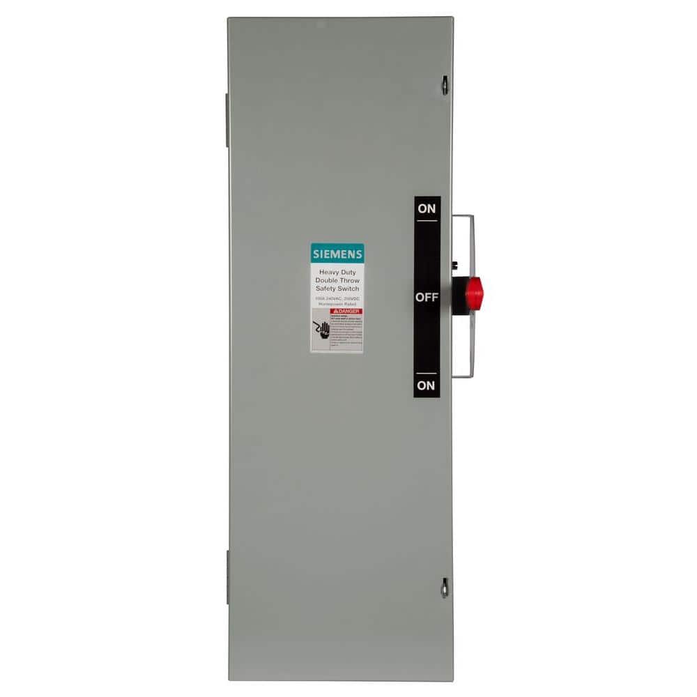 UPC 783643453845 product image for Siemens Double Throw 100 Amp 240-Volt 3-Pole Indoor Fusible Safety Switch | upcitemdb.com
