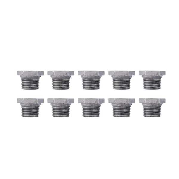 1/2 in. x 1/8 in. Black Iron Bushing (10-Pack)