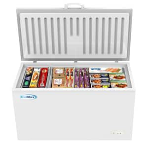 Koolmore SCF-7C Commercial Deep Chest Freezer with Two Wire Basket 7 Cu. ft. Food and Meat Storage ETL Certification White