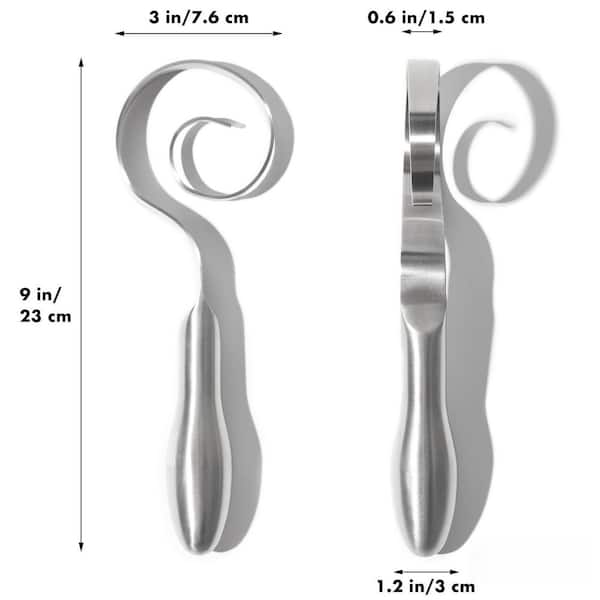 9 in. Stainless Steel Dough Whisk for Sourdough, Cookies, Pizza and Pastry Making (1-Pack)