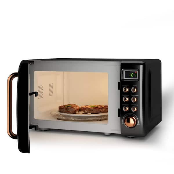 Costway Retro 0 7 Cu Ft Countertop, Costway Retro Countertop Microwave Oven