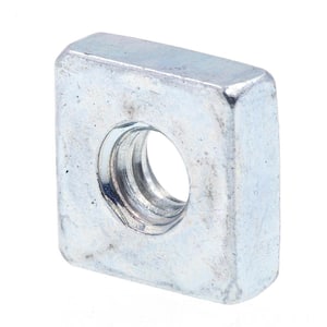 #6-32 Zinc Plated Steel Square Nuts (10-Pack)
