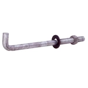 1/2 in. x 10 in. Hot Galvanized Anchor Bolt (1-Pack)