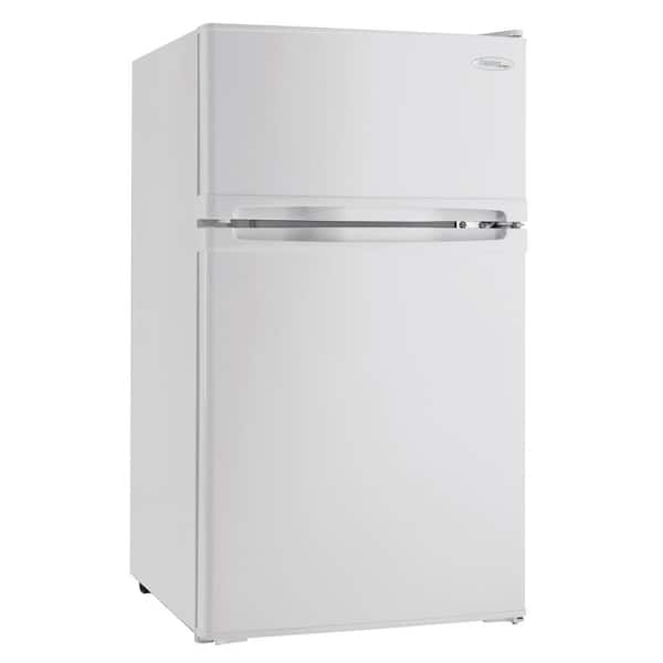 Danby Designer 3.1 cu. ft. Mini 2-Door Refrigerator in White with Freezer