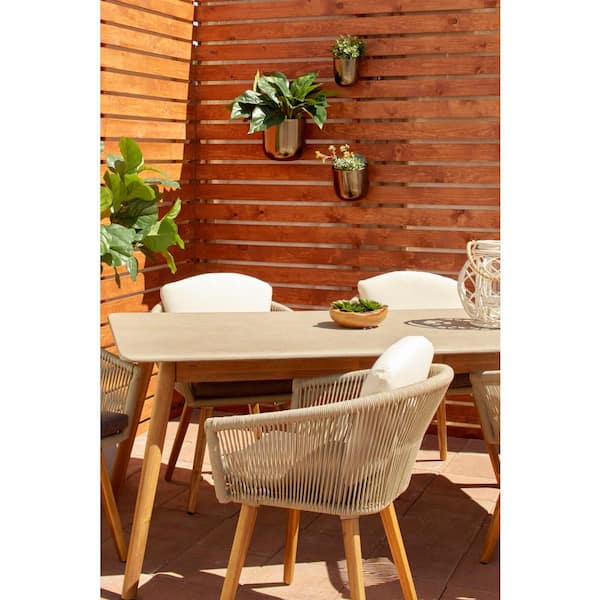 9in. Small Silver Metal Indoor Outdoor Floating Wall Planter (3- Pack)