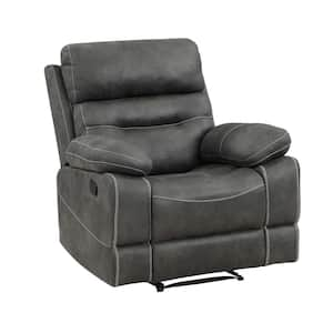 Rudger Gray Fabric Manual Recliner