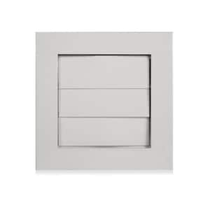 6.25 in. x 6.25 in. AG Dryer Aluminum Vent Cover in White Gloss