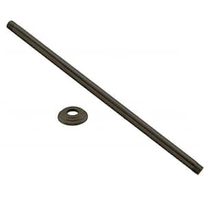 1/2 in. IPS x 36 in. Round Ceiling Mount Shower Arm with Flange, Oil Rubbed Bronze