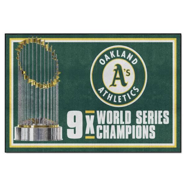 FANMATS MLB Oakland Athletics Green 2 ft. x 3 ft. Area Rug 18478 - The Home  Depot