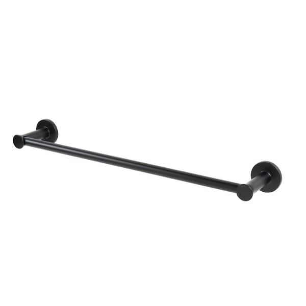 Glacier Bay Lucien 18 in. Towel Bar in Matte Black