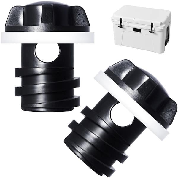 Cooler Drain Plug with Ice Chest Plug and Compatible with YETI Tundra, Tank and Coolers for Cooler Drainage (2-Pack)