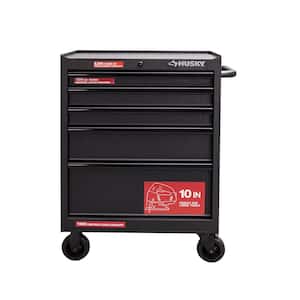 27 in. W x 18.1 in. D Standard Duty 5-Drawer Rolling Tool Chest Textured Black
