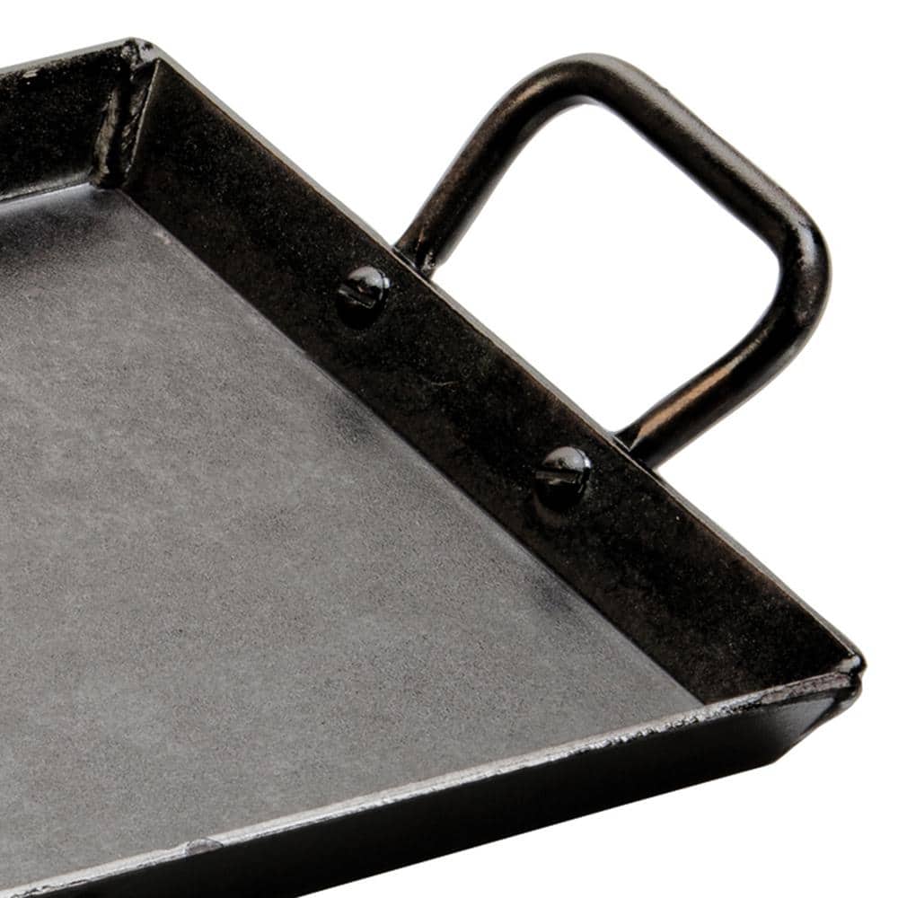 Buy 18 in. Black Carbon Steel Stovetop Griddle with Handles Online at