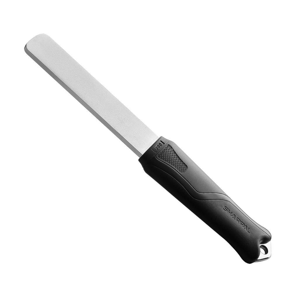 Sharpal Diamond Coated Stone File Blade Sharpener with Leather Sheath