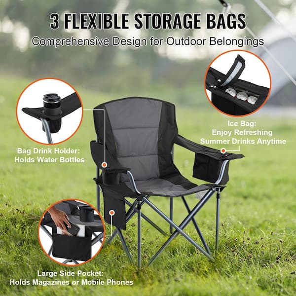 SVOPES Camping Folding Chair for Adults Portable Heavy Duty Lumbar