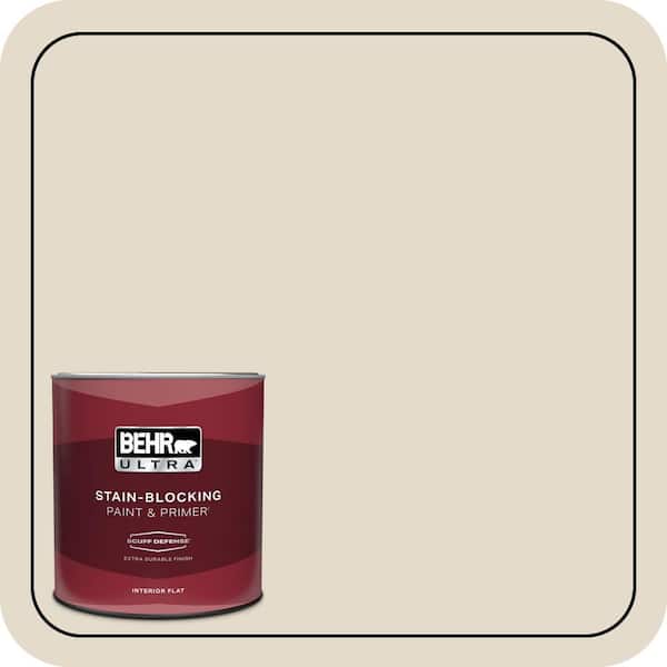 BEHR ULTRA 1 qt. Home Decorators Collection #HDC-CT-05 Pale Palomino Extra Durable Flat Interior Paint & Primer