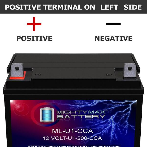 MIGHTY MAX BATTERY ML-U1 12-Volt 200CCA Battery for Exmark Lazer