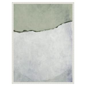 Divided by Dan Hobday 1-Piece Floater Frame Giclee Abstract Canvas Art Print 30 in. x 23 in .