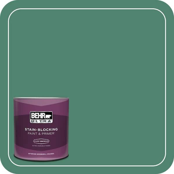 BEHR ULTRA 1 qt. #480D-6 Billiard Room Extra Durable Eggshell Enamel Interior Paint & Primer