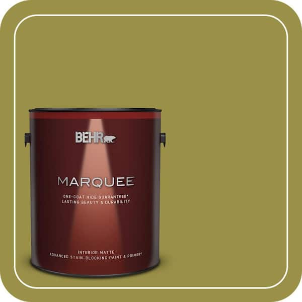 BEHR MARQUEE 1 gal. Home Decorators Collection #HDC-FL13-8 Tangy Dill Matte Interior Paint & Primer