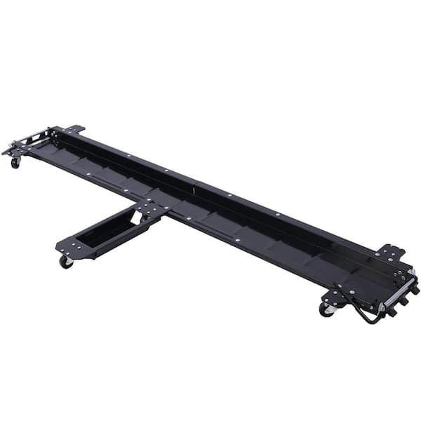 Tidoin 1250 lb. Black Steel Dolly with 4-Wheel and Handle