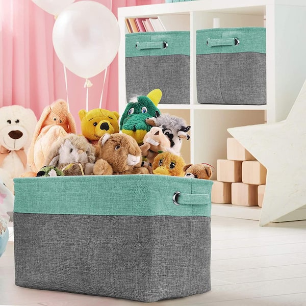 Sorbus Cube Storage Bins Cube Foldable Fabric Basket Bin Box Shelves Cubby  Cloth Organizer - Great for Kids Nursery Closet Shelf, Playroom, Home