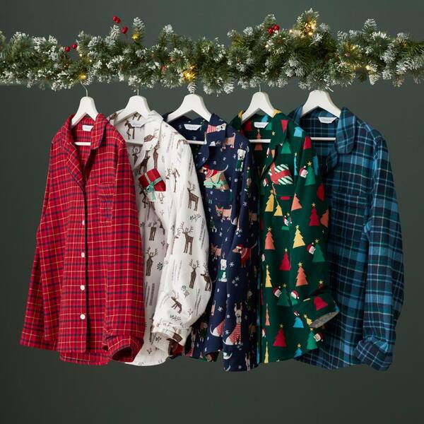The Company Store Company Cotton Family Flannel Men's Button