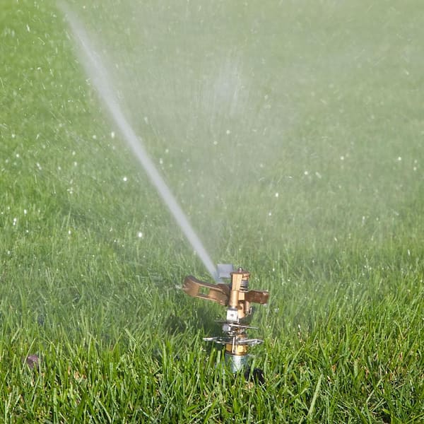 TOUGHEST MADE IN THE USA SPRINKLER SPIKE W/ TOP QUALITY BRASS IMPACT  SPRINKLER 