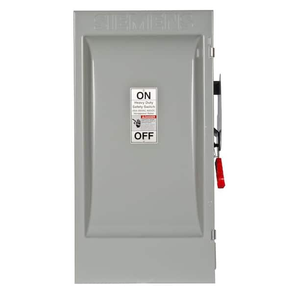 Siemens Heavy Duty 200 Amp 600-Volt 3-Pole Type 12 Fusible Safety Switch