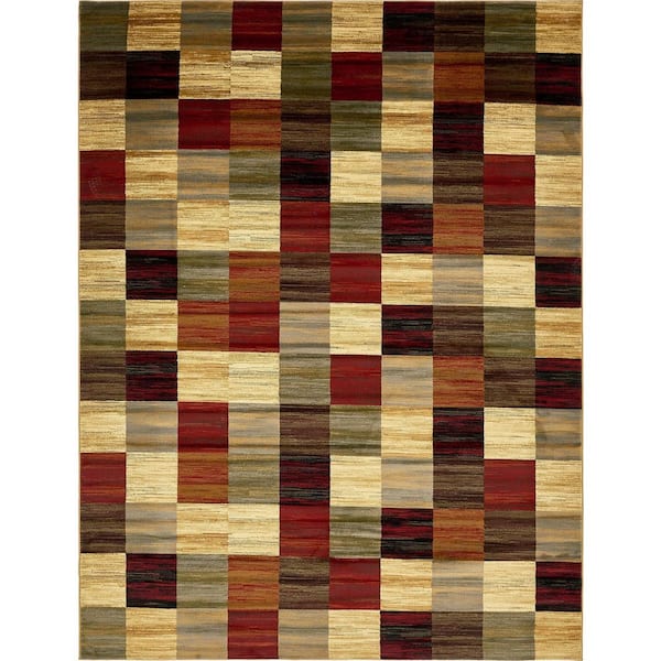 Unique Loom Barista Kent Multi 9' 0 x 12' 0 Area Rug