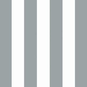 21 in. x 72 in. Outdoor Chaise Lounge Cushion in Stone Grey Cabana Stripe