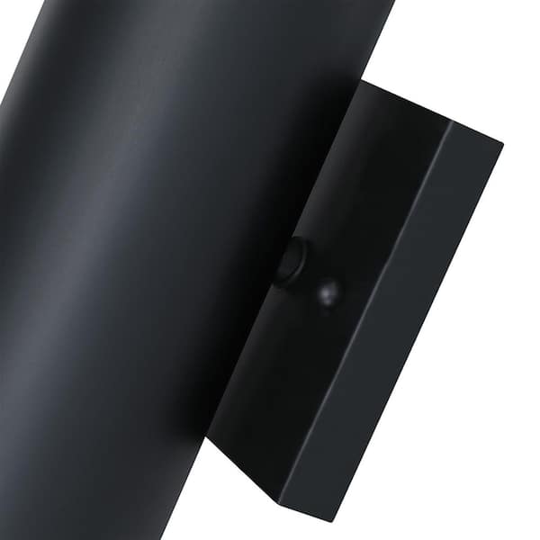 1/f SPACE Black Lighting Board S 2枚セット Uixe 1-light 12 in.Black Cylinder Outdoor Wall Light Modern