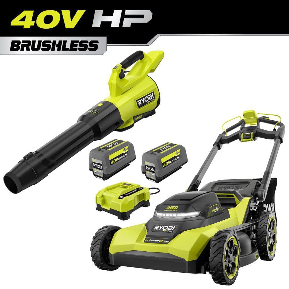 "40V HP 21"" Brushless Cross Cut Self-Propelled All Wheel Drive Mower w/ 800 CFM Blower, (2) Batteries & Chargers" price history on PriceWatchPro