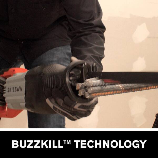 SKILSAW 15 Amp Heavy-Duty Reciprocating Saw with Buzzkill