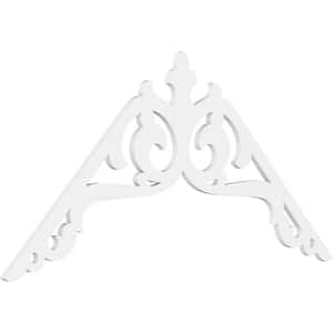 1 in. x 72 in. x 36 in. (12/12) Pitch Amber Gable Pediment Architectural Grade PVC Moulding