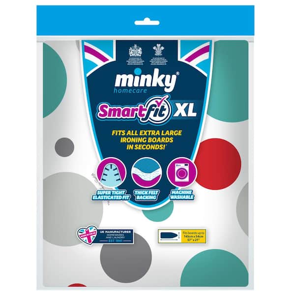 MINKY SMART FIT IRONING BOARD COVER 125 X 45 LARGE NEW CHOOSE