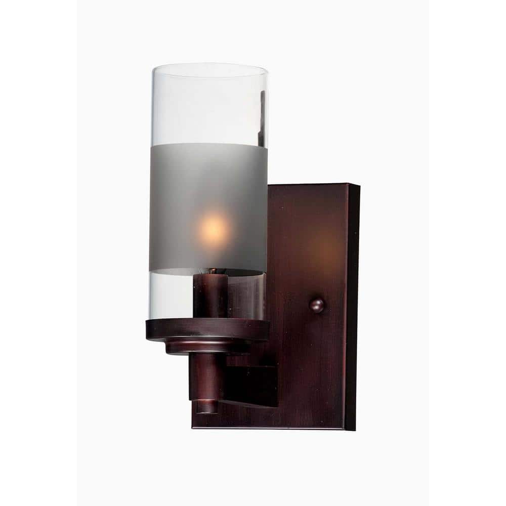 Maxim 26321CLFTOI 4 in. Crescendo One-Light Wall Sconce  Oil Rubbed Bronze