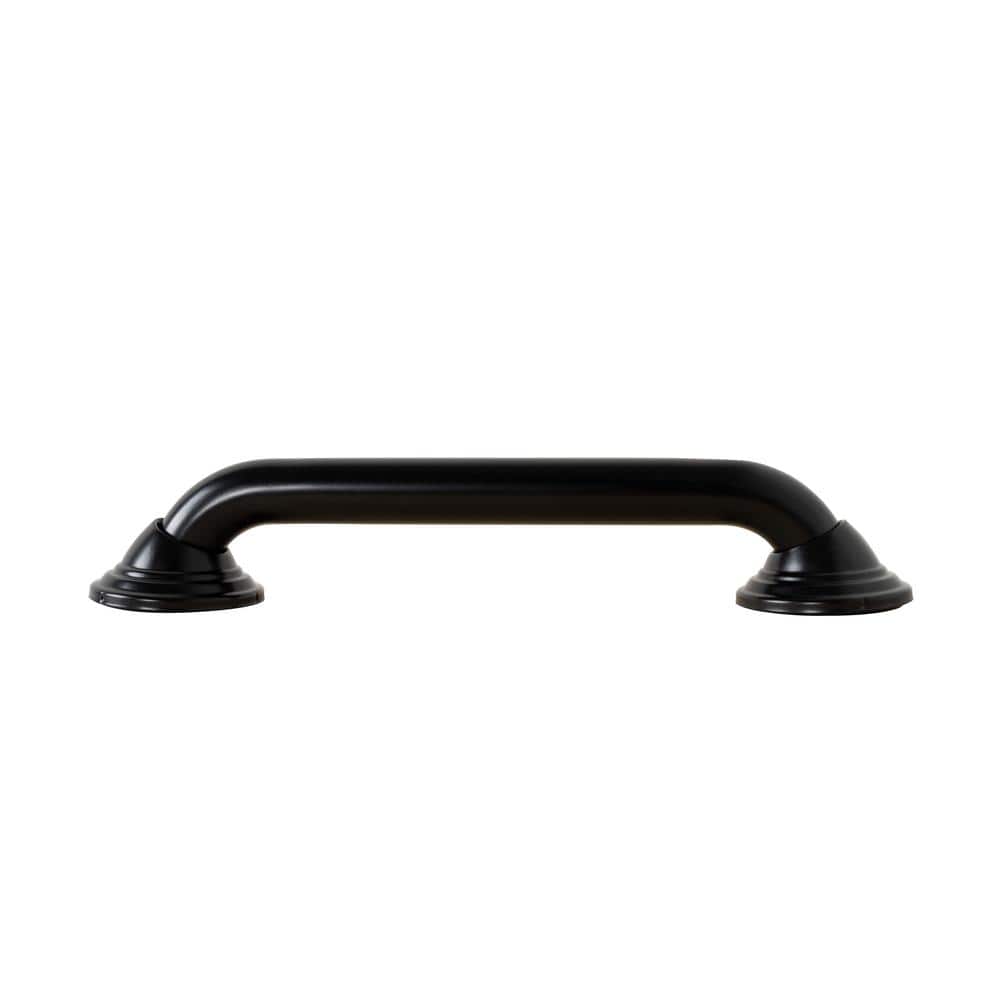 12" Black Stainless Steel Bathroom Safety Grab Bar