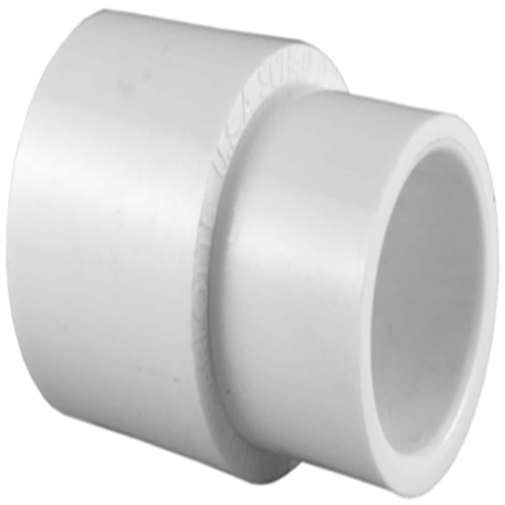 Charlotte Pipe 3 4 In X 1 2 In Pvc Schedule 40 Degree S X S Reducer Coupling Pvc 3400hd The Home Depot