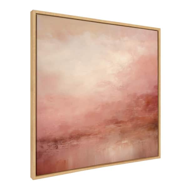 Kate and Laurel Sylvie Tonal Abstract Framed Canvas by the Creative Bunch Studio (Set of 1) Abstract Art Print 30.00 in. x 30.00 in.