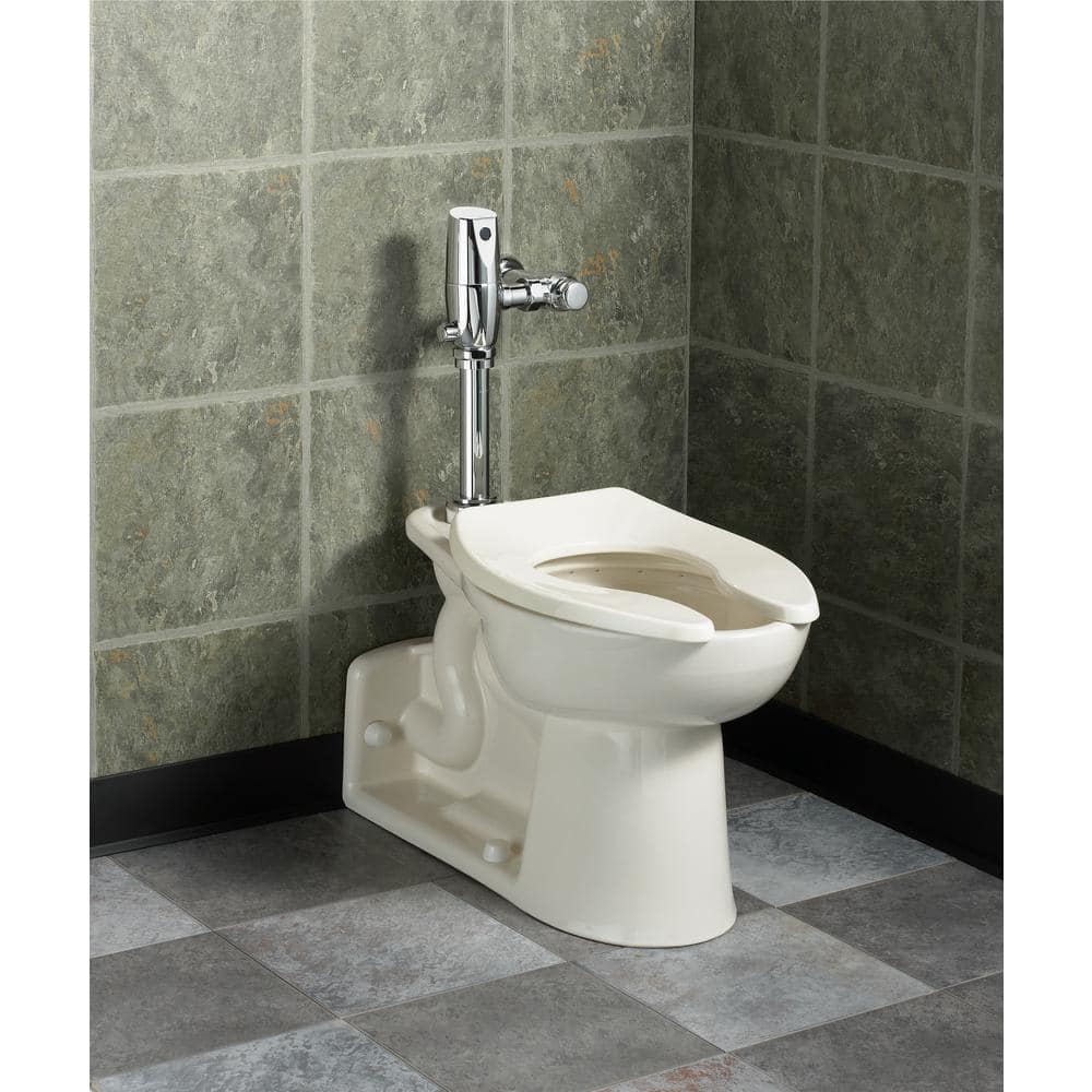 White Heavy-Duty Polypropylene Elongated Open Front Toilet Seat